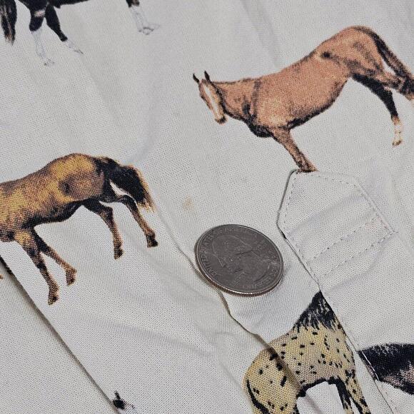 Davy Jones Horse Themed Button-Down Shirt Mens Size XXL Tommy Hilfiger - Picture 10 of 11